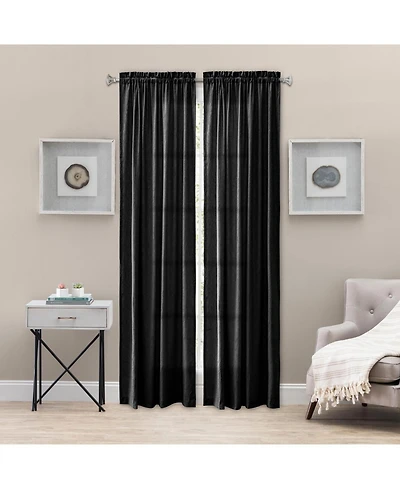 Ellis Curtain Portland Crushed Taffeta Rod Pocket Tailored Panel - 48x63