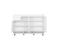 Casainc Contemporary Storage Shoe Cabinet with Adjustable Shelves