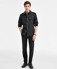 Guess Men's Theo Snap-Front Shirt-Jacket