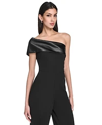 Eliza J Women's One-Shoulder Jumpsuit
