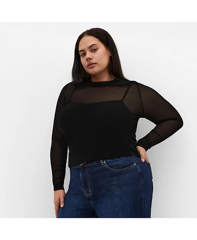 City Chic Women's Lauryn Ruched Top