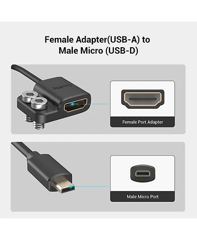 SmallRig Ultra Slim 4K Hdmi Type D to A Adapter Cable