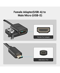 SmallRig Ultra Slim 4K Hdmi Type D to A Adapter Cable