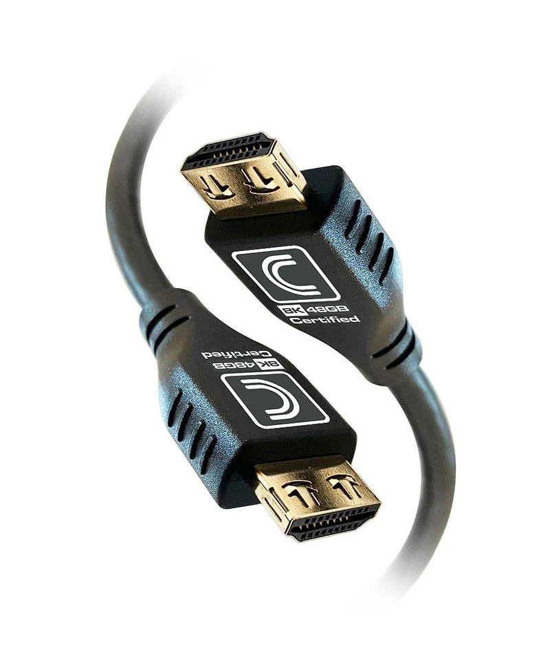 Comprehensive 9' MicroFlex Pro Av/It Integrator Series 8K 48Gbps Hdmi Cable with ProGrip, Jet Black