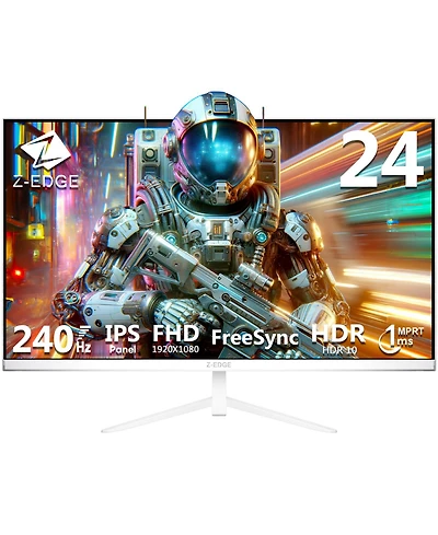 UG24PJ-White 24 inch 1080P Full Hd 240Hz 1ms Mprt Ips Gaming Monitor