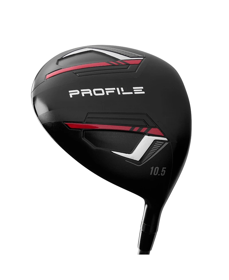 Wilson Profile 11 Piece Teen Right Hand Golf Complete Set - Carry Bag - Standard / Regular / Red/Grey/Black