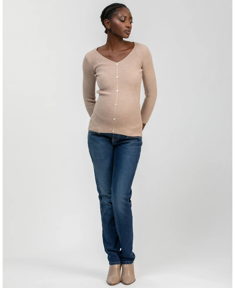 Pietro Brunelli Maternity Cool Girl Stretch Denim Jeans