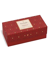Tea Forte Holiday Warming Joy Bundle with 10-Pyramid Infusers, Cafe Cup and Tea Tray