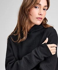 And Now This Petite Quilted Lounge Sweatshirt, Macy's Exclusive