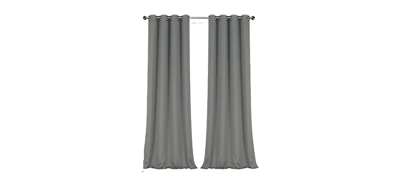 GoodGram 2 Pack: Hotel Thermal Grommet 100% Blackout Curtains - 52 in. W x L