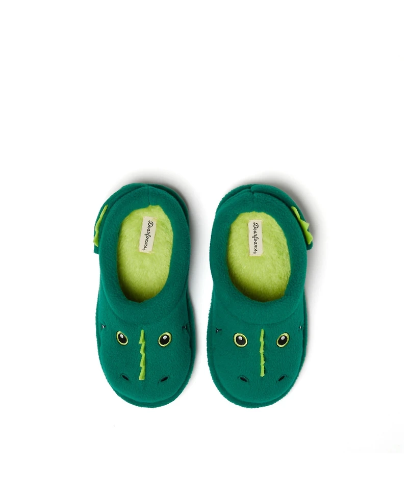 Dearfoams Kids Peyton Animal Slip-On Clog House Slipper