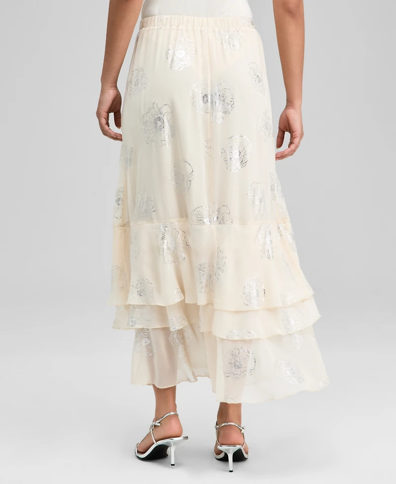 And Now This Women's Floral Shine Maxi Skirt, Macy's Exclusive