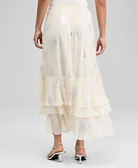 And Now This Women's Floral Shine Maxi Skirt, Macy's Exclusive