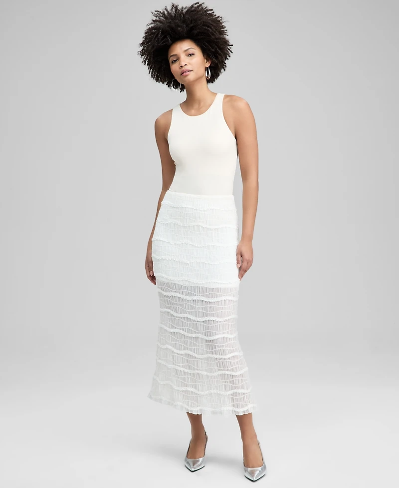And Now This Women's Textured Maxi Skirt, Macy's Exclusive