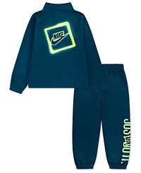 Nike Boys 4-7 2-Piece Sportswear Tech Fleece Full-Zip Jacket and Pants Set