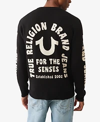 True Religion Men's Relaxed Logo Sweater