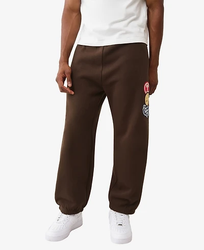True Religion Men's Patch Vintage Baggy Joggers