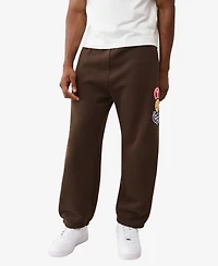 True Religion Men's Patch Vintage Baggy Joggers