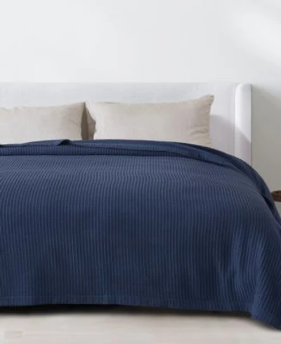 Linery Co. Waffle Weave Textured Cotton Blanket