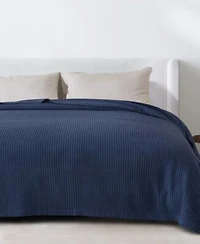 Linery Co. Waffle Weave Textured Cotton Blanket