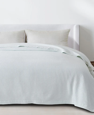 Linery & Co Waffle Weave Textured Cotton Blanket