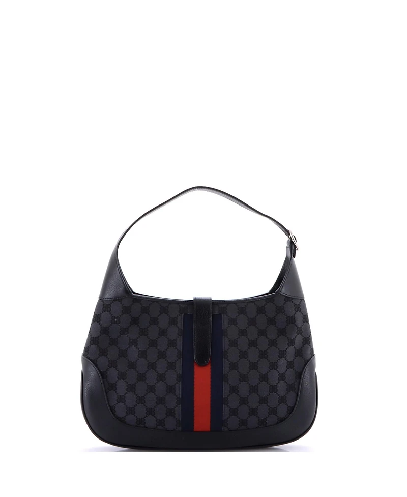 Pre-Owned Balenciaga Medium x Gucci The Hacker Project Jackie 1961 Hobo Bb Canvas