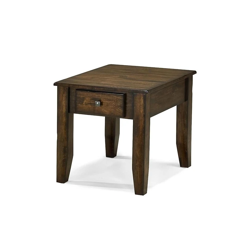 Intercon 22"" x 28"" End Table in Raisin