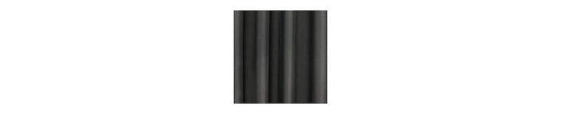 Commonwealth Edison Grommet Dressing Window Curtain Panel - 52"x95", Charcoal