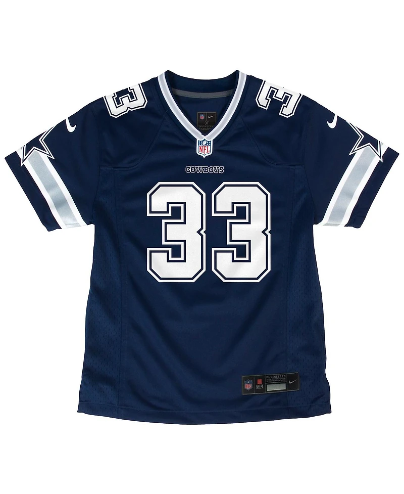 Nike Big Boys and Girls Javonte Williams Navy Dallas Cowboys Game Jersey
