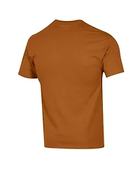 Champion Men's Texas Orange Longhorns vs. Oklahoma Sooners Red River Rivalry Big Tex Battle For The Golden Hat T-Shirt