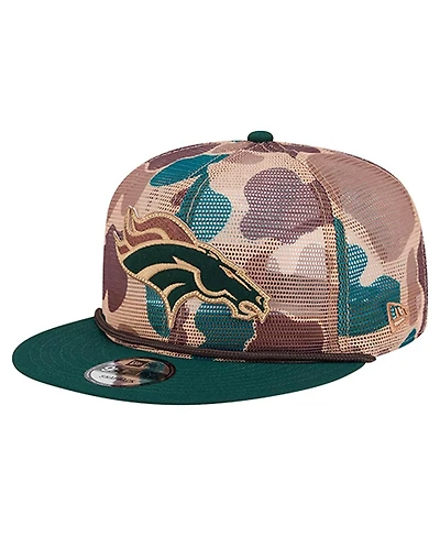 New Era Men's Camo Denver Broncos Duck Camo 9FIFTY Snapback Hat
