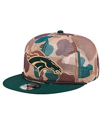 New Era Men's Camo Denver Broncos Duck Camo 9FIFTY Snapback Hat