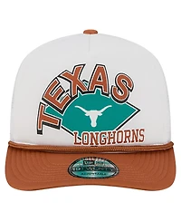 New Era Men's White Texas Longhorns Diamond 19TWENTY Golfer Adjustable Hat