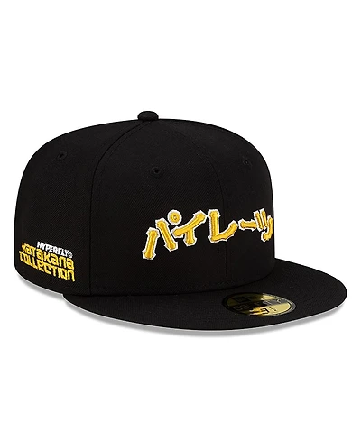 New Era x Hyperfly Men's Black Pittsburgh Pirates 59FIFTY Fitted Hat