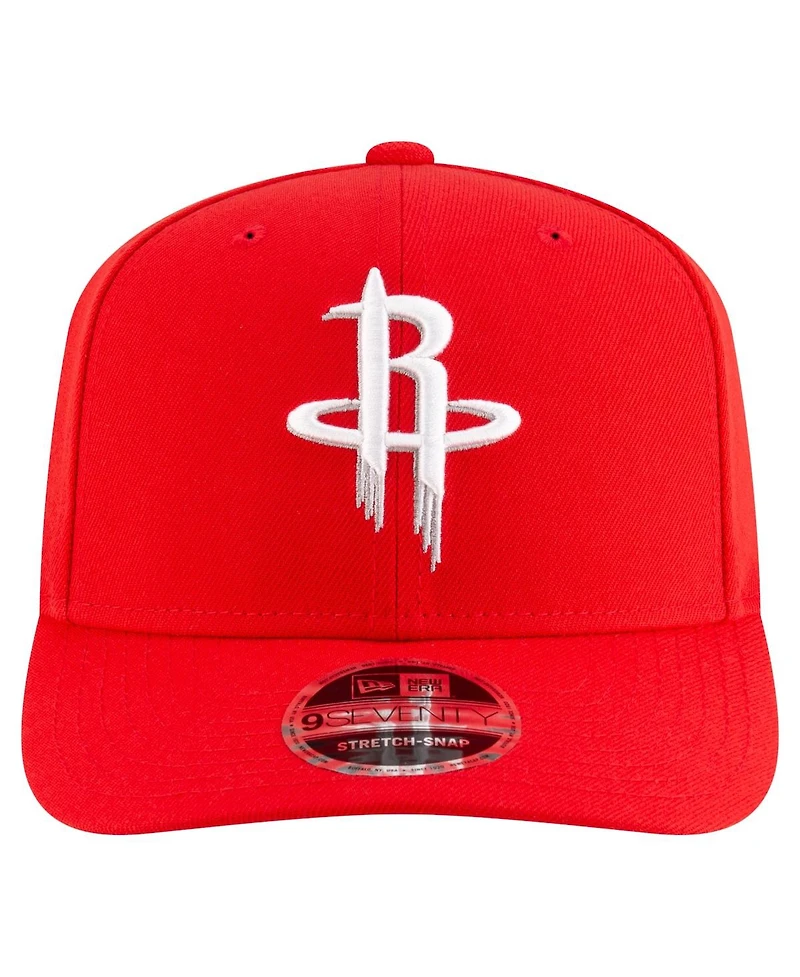 New Era Men's Red Houston Rockets 9SEVENTY Stock Adjustable Hat