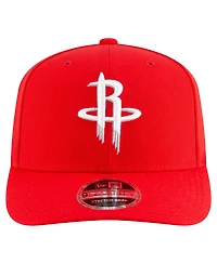 New Era Men's Red Houston Rockets 9SEVENTY Stock Adjustable Hat