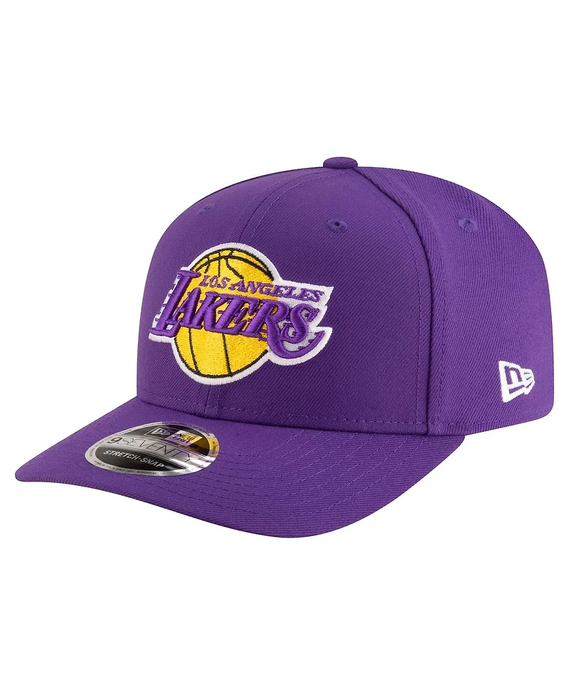 New Era Men's Purple Los Angeles Lakers 9SEVENTY Stock Adjustable Hat