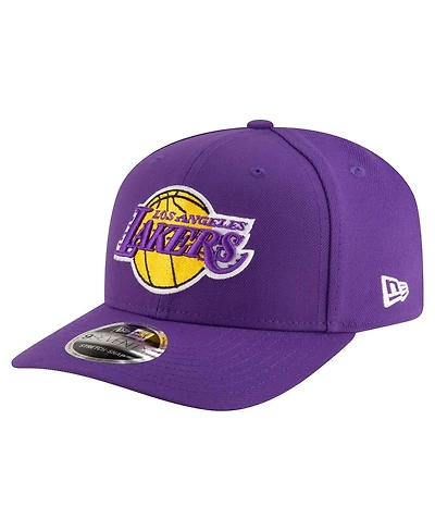 New Era Men's Purple Los Angeles Lakers 9SEVENTY Stock Adjustable Hat