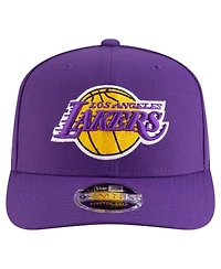 New Era Men's Purple Los Angeles Lakers 9SEVENTY Stock Adjustable Hat