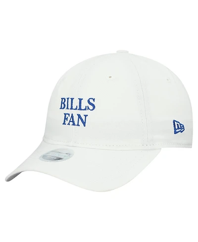 New Era Women's White Buffalo Bills Team Fan 9TWENTY Adjustable Hat