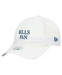 New Era Women's White Buffalo Bills Team Fan 9TWENTY Adjustable Hat