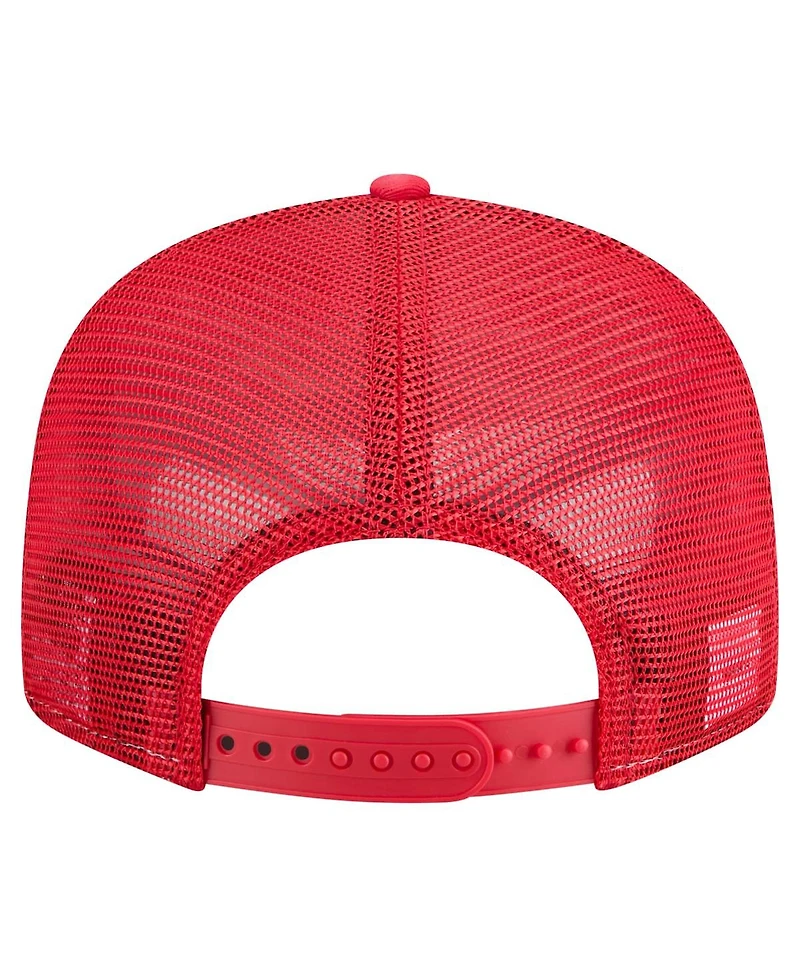 New Era Men's Royal/Red Philadelphia 76ers Outdoor Split Panel 9FIFTY Snapback Hat
