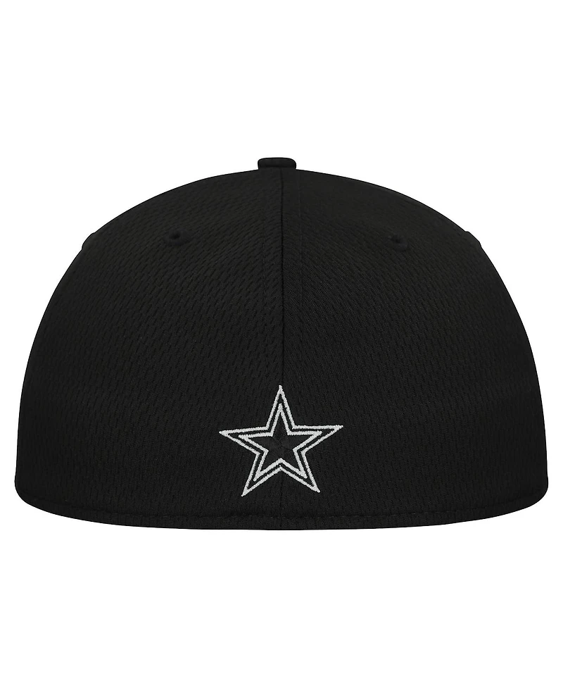 New Era Men's Black Dallas Cowboys Scoreboard 39THIRTY Flex Hat