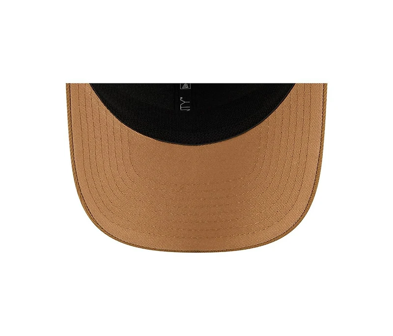 New Era Men's Light Beige Seattle Seahawks Two-Tone Trucker 9SEVENTY Adjustable Hat