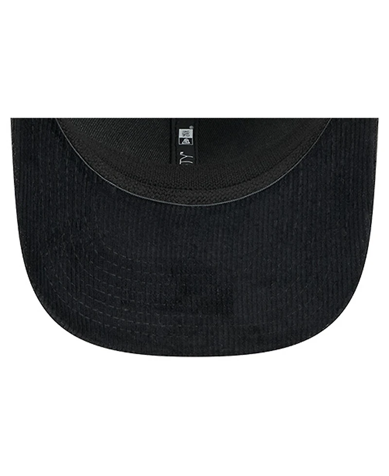New Era Men's Black Oklahoma City Thunder Quilted 9SEVENTY Trucker Adjustable Hat