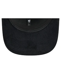 New Era Men's Black Oklahoma City Thunder Quilted 9SEVENTY Trucker Adjustable Hat
