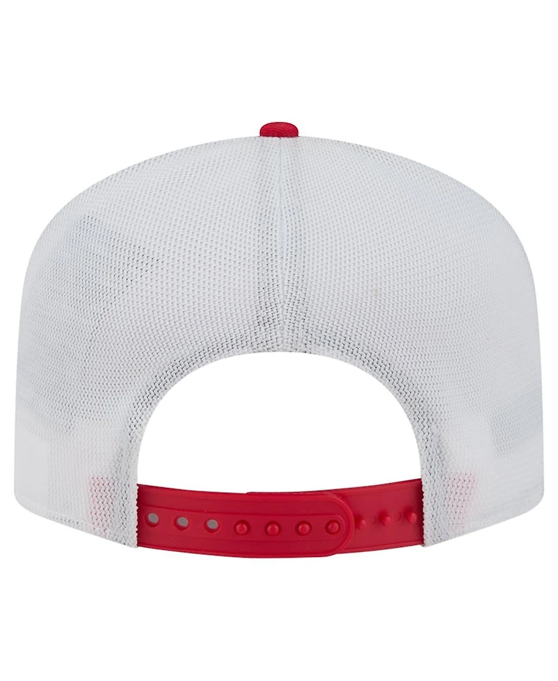New Era Men's Red/White Kansas City Chiefs Patch 19TWENTY Adjustable Hat