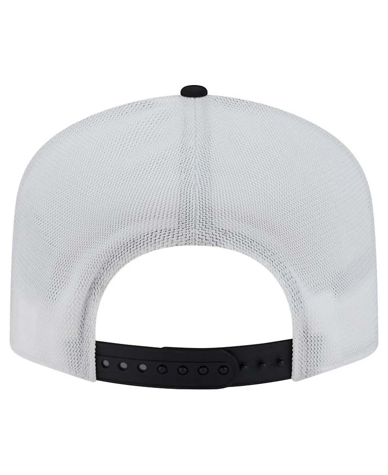 New Era Men's Black/White Pittsburgh Steelers Patch 19TWENTY Adjustable Hat