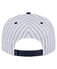 New Era Men's White Washington Wizards Deceptor Pinstripe 9FIFTY Snapback Hat