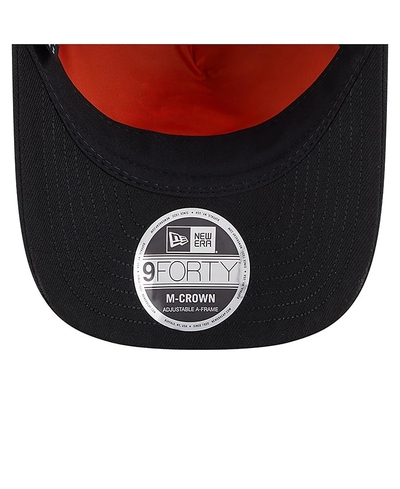 New Era x Alpha Men's Industries Black Detroit Lions A-Frame 9FORTY Adjustable Hat